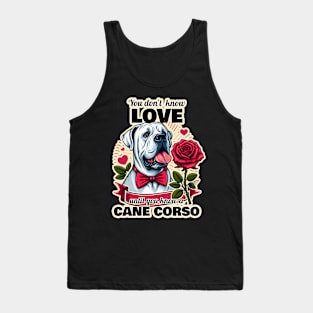 Cane Corso Valentine's day Tank Top